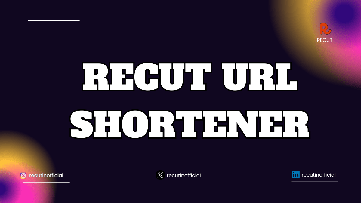 Bemästra dina länkar med Recut URL Shortener
